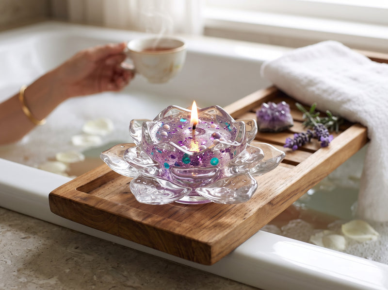 The Lotus Candle