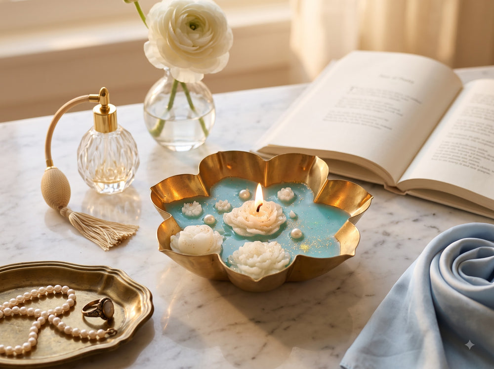The Urli Bloom Candle